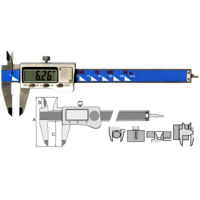 Штангенциркуль Vogel цифровой 100 мм
